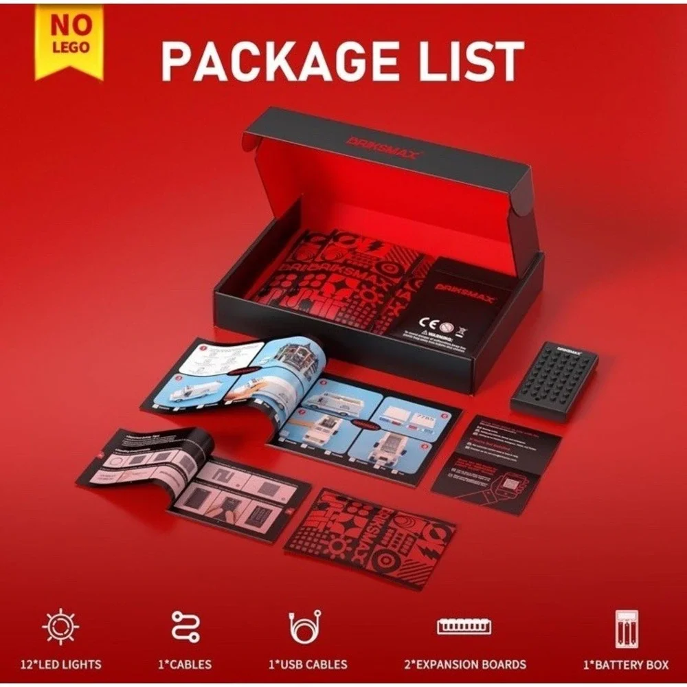 (b32/15)BRIKSMAX 2.0 Light Kit Compatible with Lego The Botanical